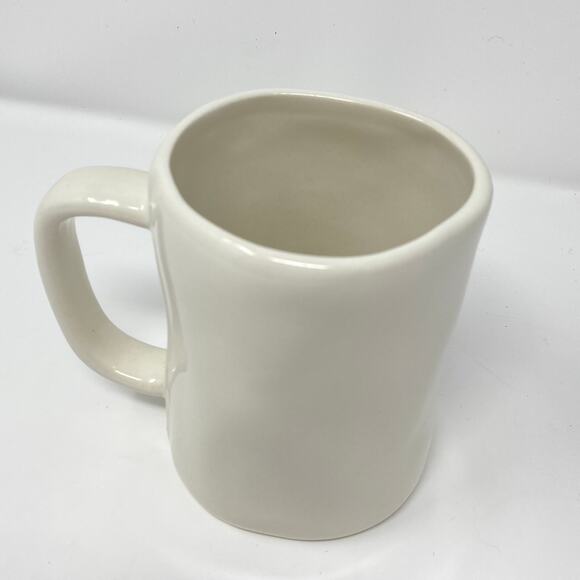 Rae Dunn Artisan Collection By Magenta HELLO White Ceramic Farmhouse Coffee Mug - Picture 4 of 7